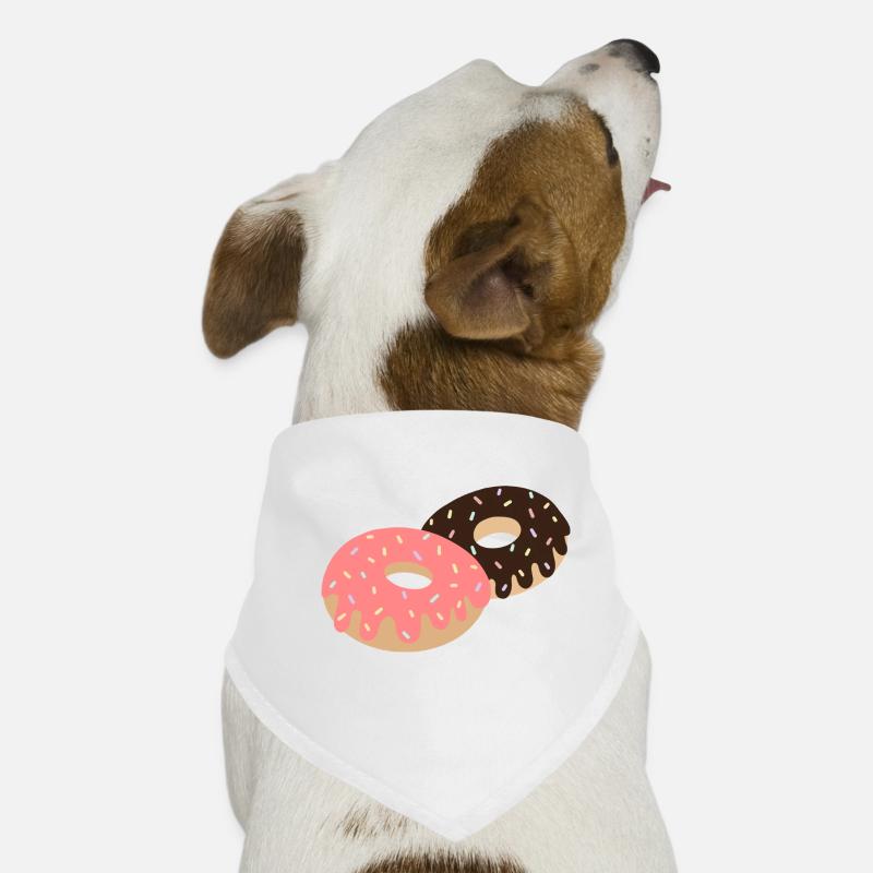 Schokoladen-Donuts Hunde-Bandana