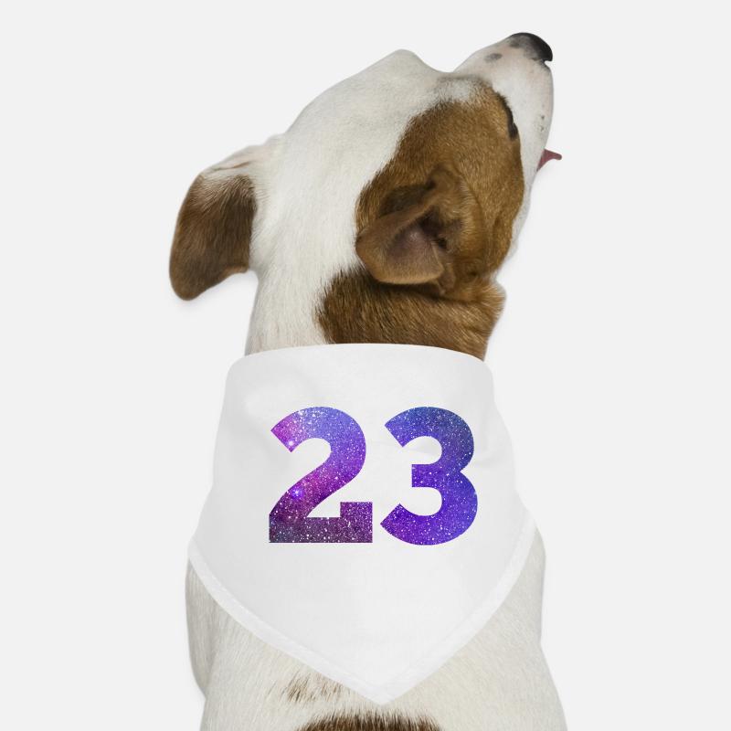 Number 23 galaxy Dog Bandana