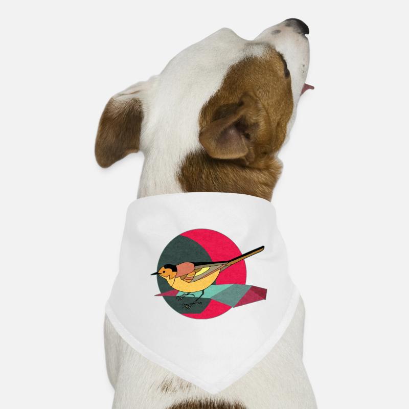 Oiseau coloré Bandana pour chien