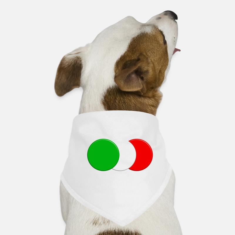 Drapeau italien Bandana pour chien