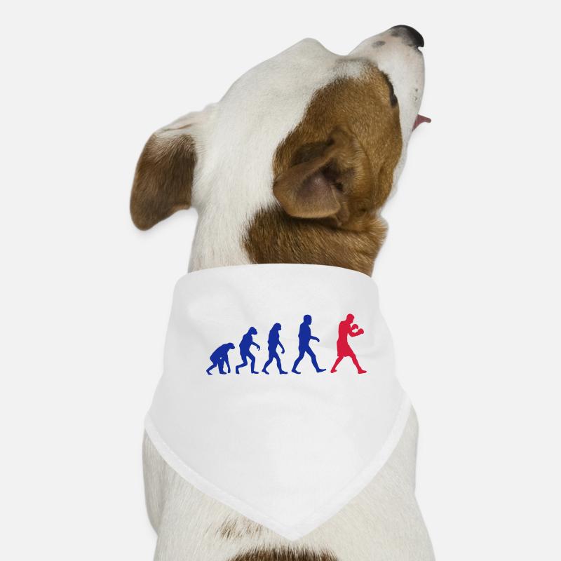 Boxing Evolution logo - Hunde-Bandana - Weiß