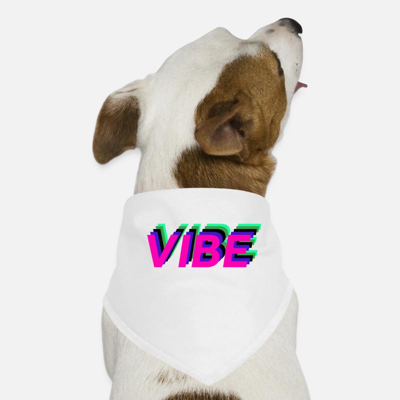 Vibe - Hunde-Bandana - Weiß