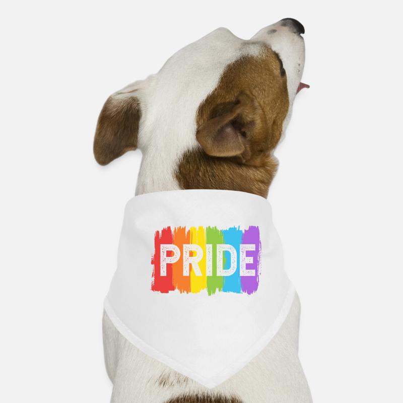 Pride Arc-en-ciel LGBT LGBTQ Drapeau Bandana pour chien