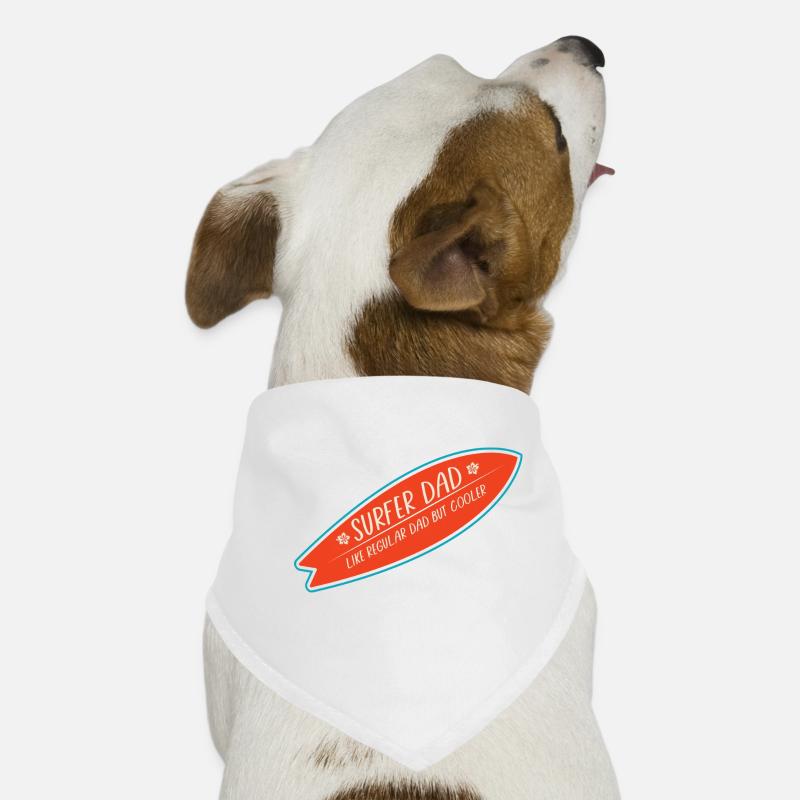 surfer dad design Dog Bandana
