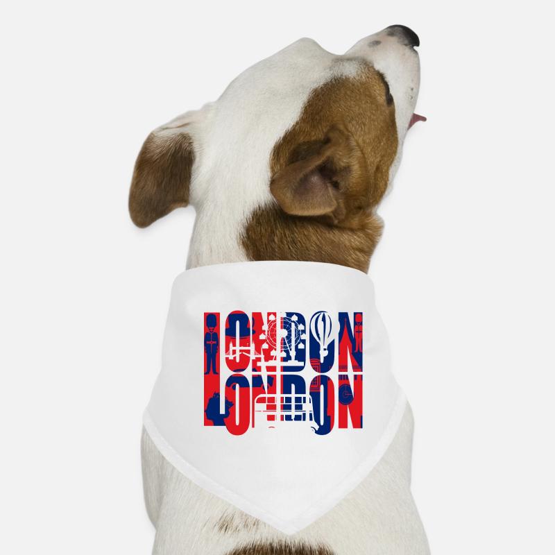 LONDON Hunde-Bandana