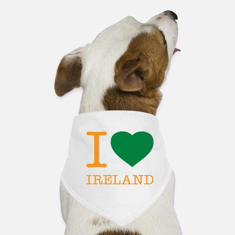 J’AIME L’IRLANDE Bandana pour chien