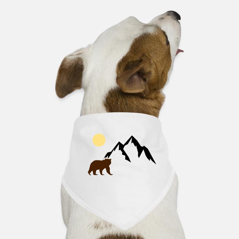 Mountain Bear Dog Bandana