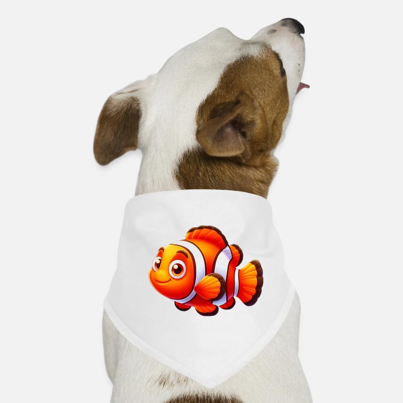 Clownfisch Hunde-Bandana