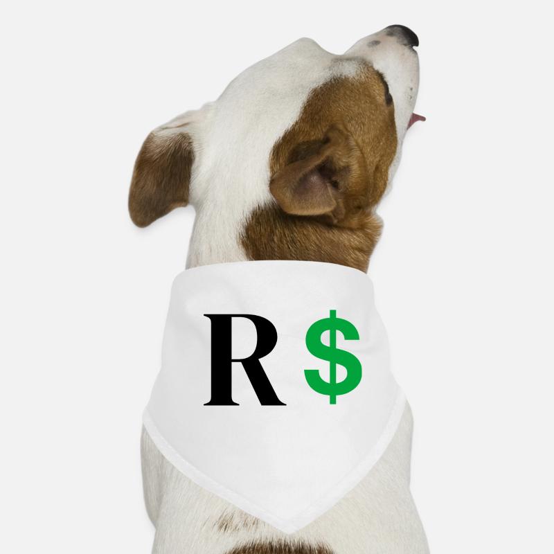 Letter r dollar Dog Bandana