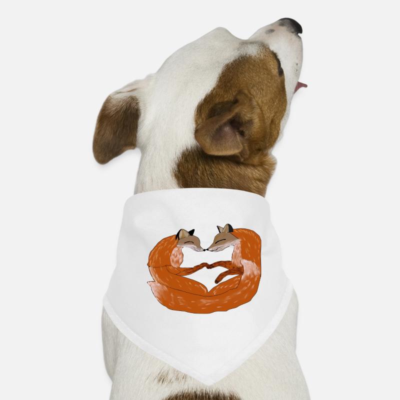 Foxheart togetherness Dog Bandana