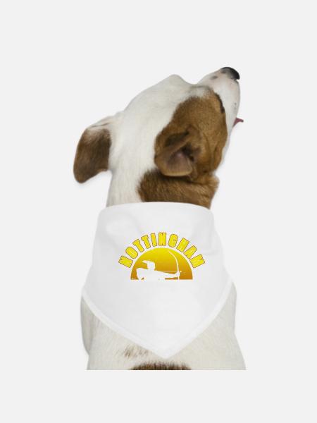 NOTTINGHAM - Dog Bandana - white - Front