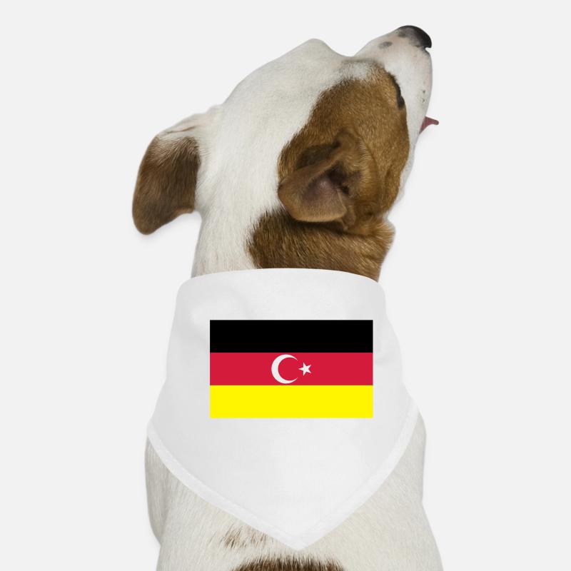 drapeau turc allemand Bandana pour chien