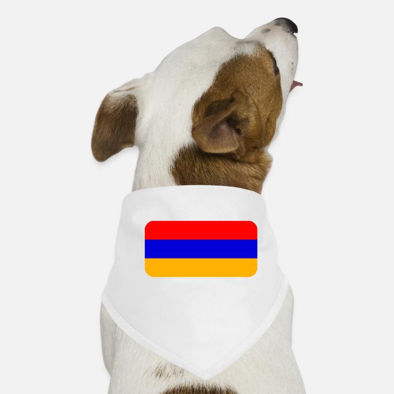 ARMENIA FLAG round corner 400 dpi Dog Bandana