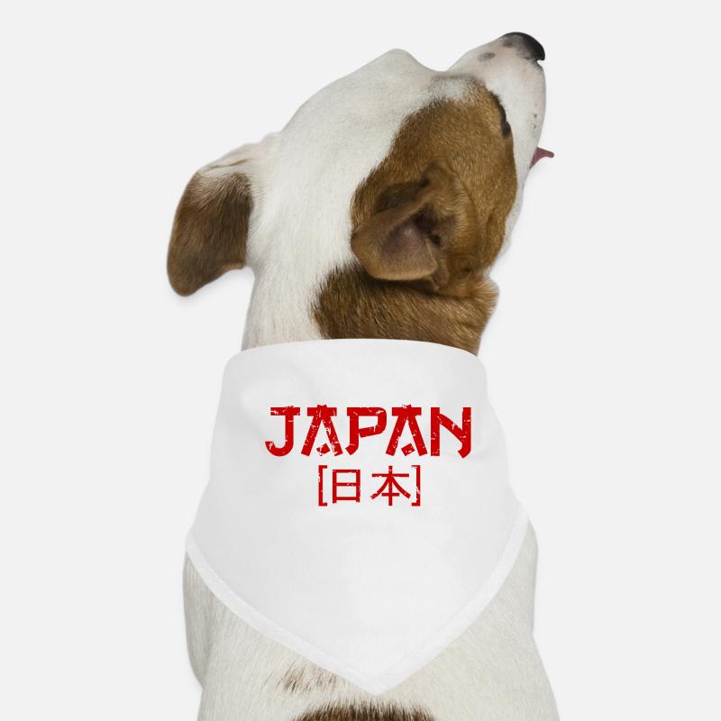 Japan Schriftzug Nihon - 日本 Hunde-Bandana