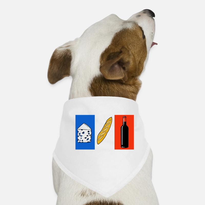 drapeau francais Bandana pour chien