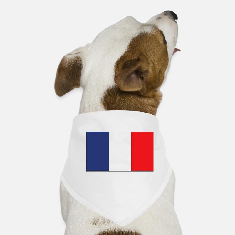 drapeau français Bandana pour chien