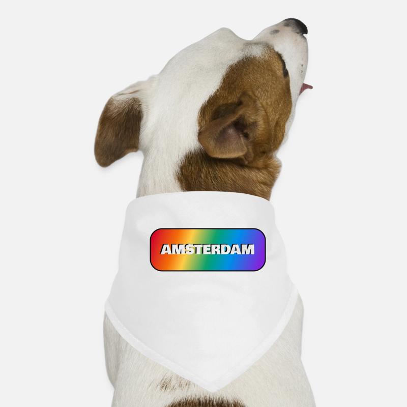 AMSTERDAM PRIDE REGENBOGEN Hunde-Bandana