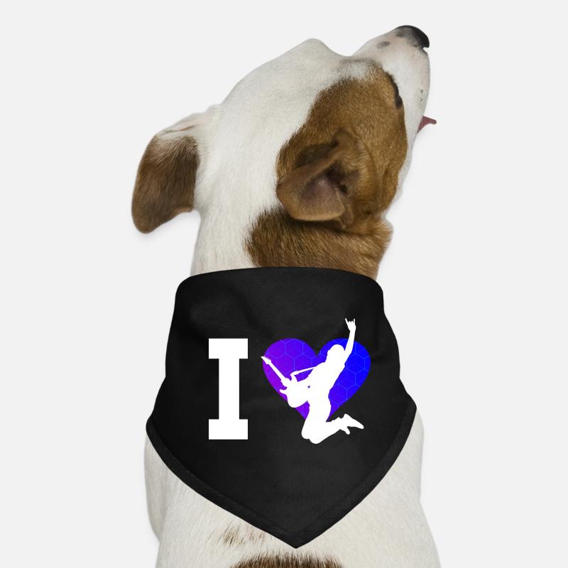 Guitariste guitare électronique Hommes Bandana pour chien