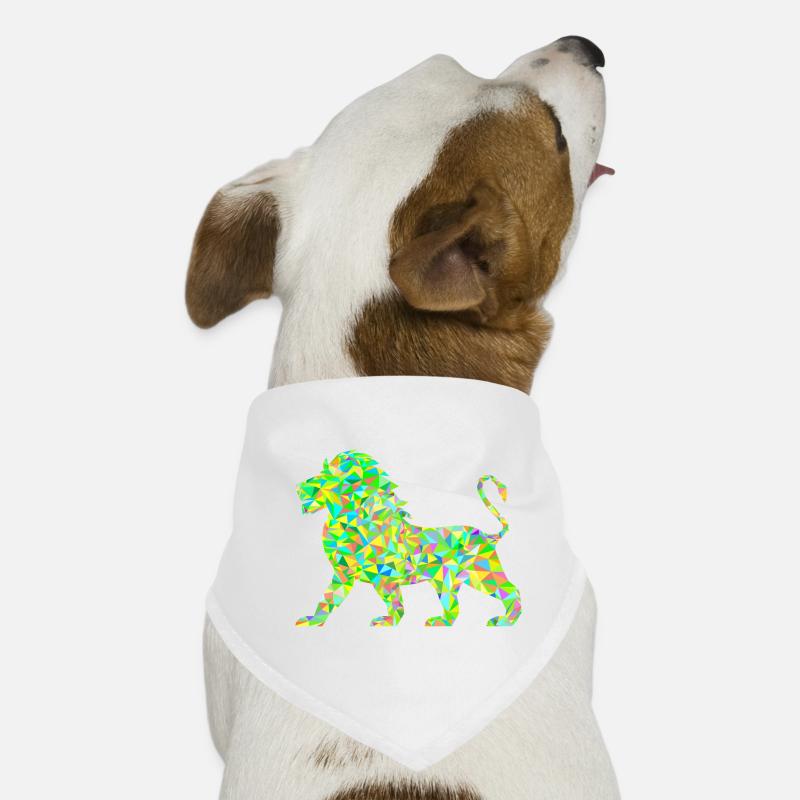 Lion Polygon Dog Bandana
