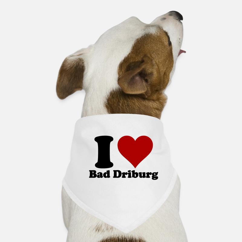J’aime Bad Driburg Bandana pour chien