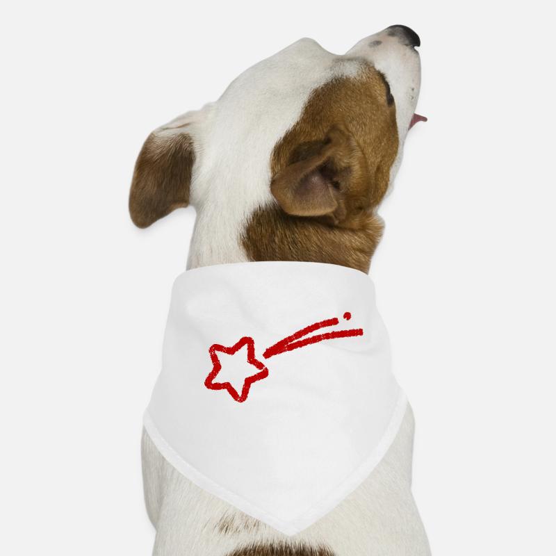 handgezeichnete Sternschnuppe Hunde-Bandana