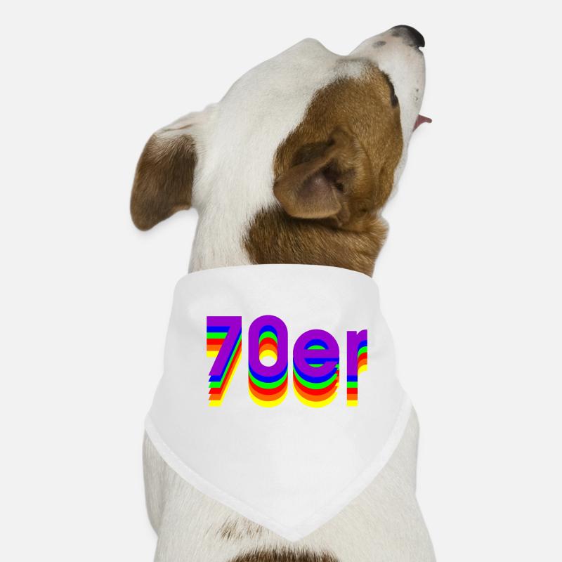 70er Hunde-Bandana