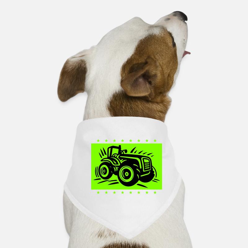 Tractor Farmer Farmer Icon Dog Bandana