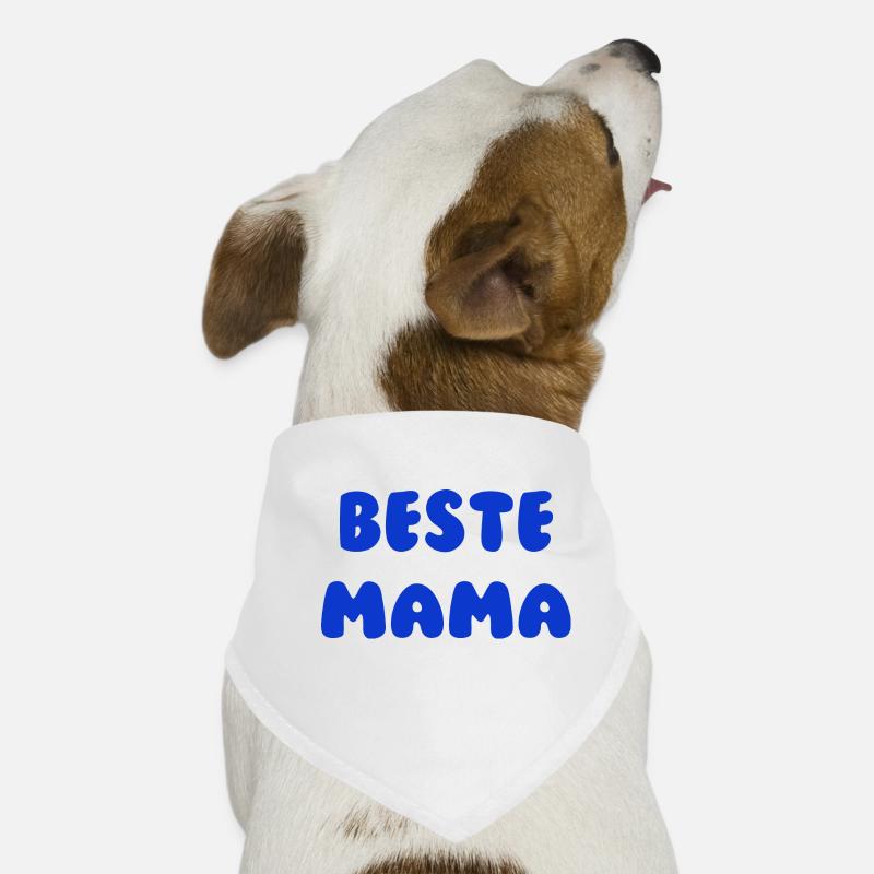 Beste Mama Blau Hunde-Bandana