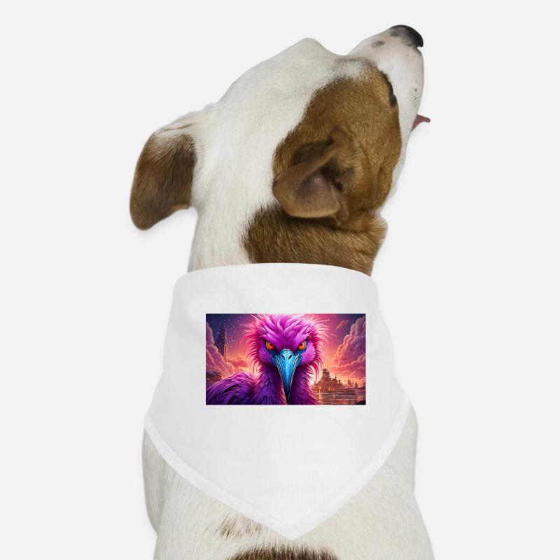 Animaux mignons - flamant rose Bandana pour chien