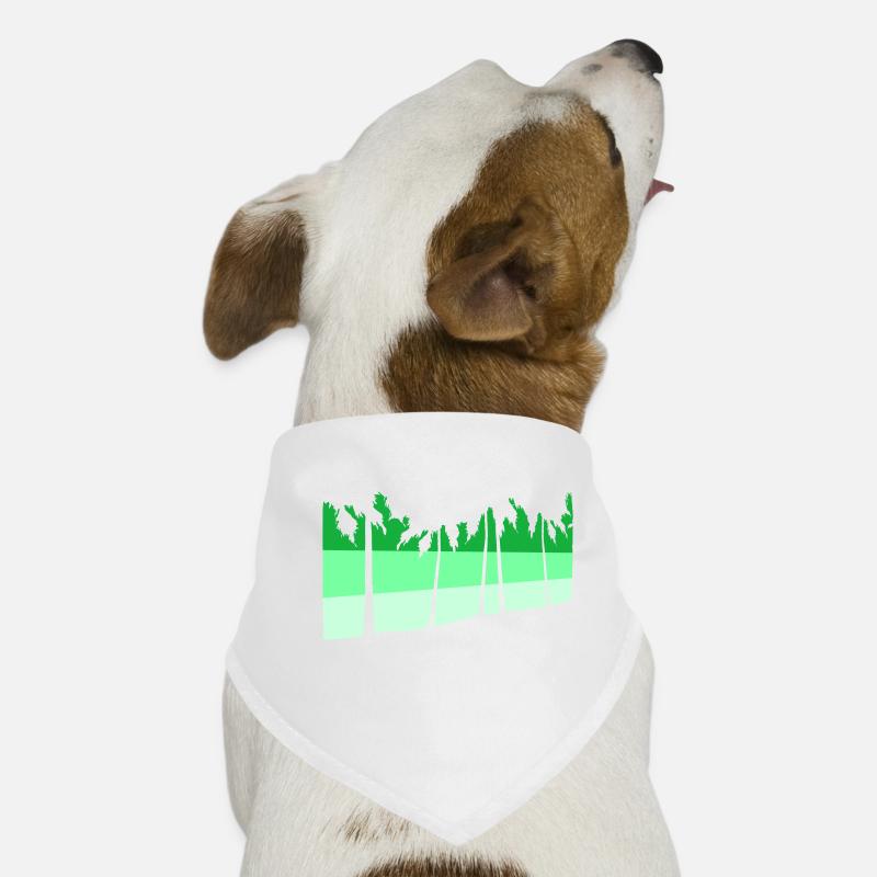 palmiers île arbres plage vacances mer Bandana pour chien