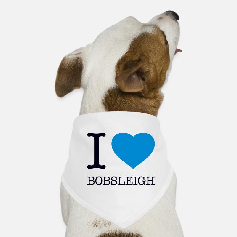 I LOVE BOBSLEIGH Bobfahren Dog Bandana