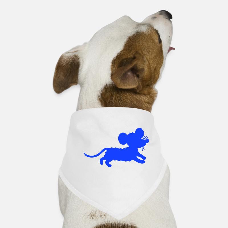 Mouse Mouse Running Small Rat Rodent Silhouette Dog Bandana