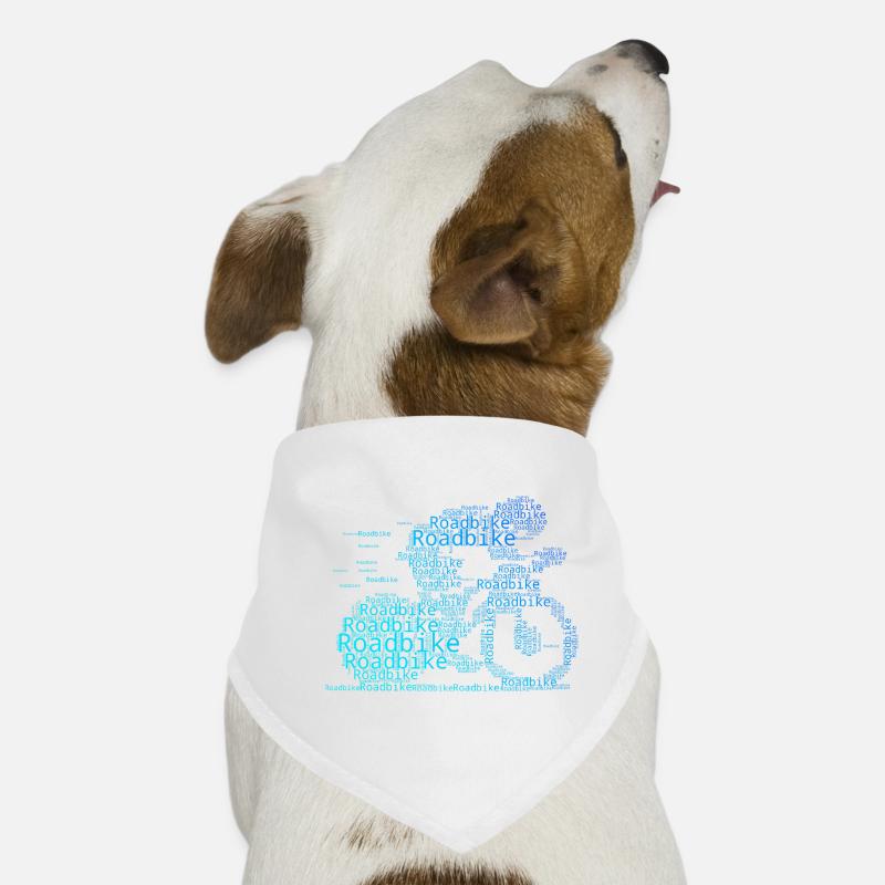Un incontournable pour les vrais vélos de route Bandana pour chien