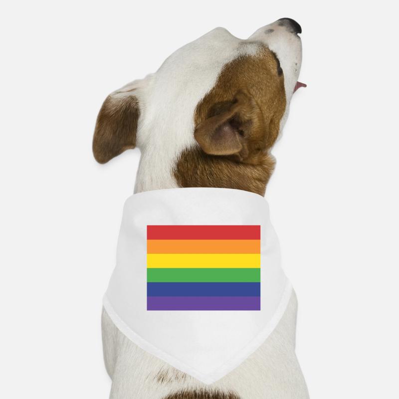 Rainbow flag Bandana pour chien