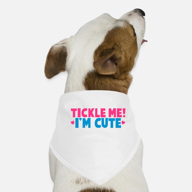 Tickle mich, ich bin süß! Hunde-Bandana