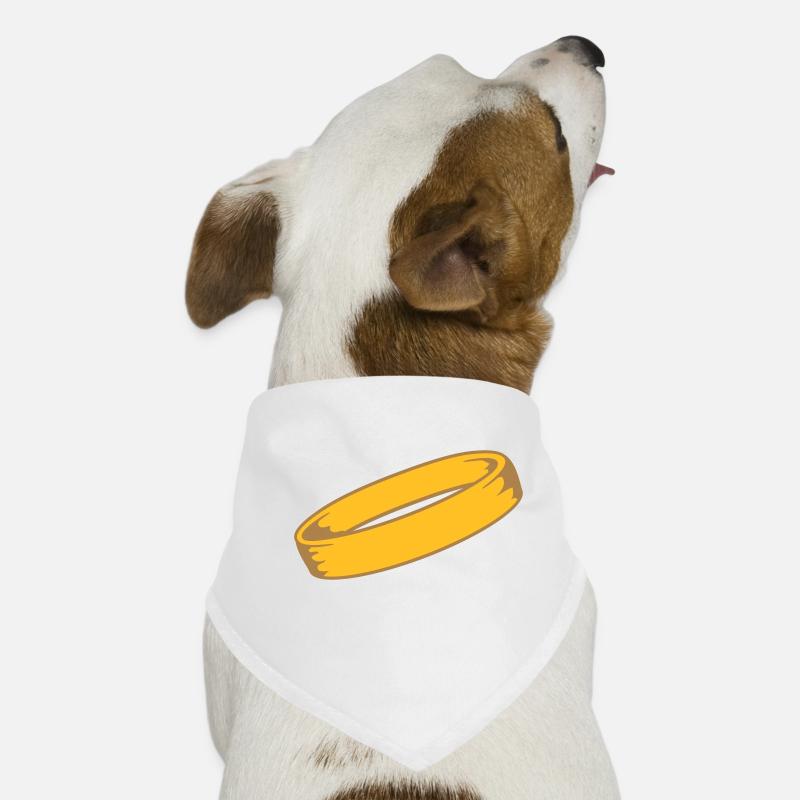 wedding cool round circle marry ring jewelry jun Dog Bandana