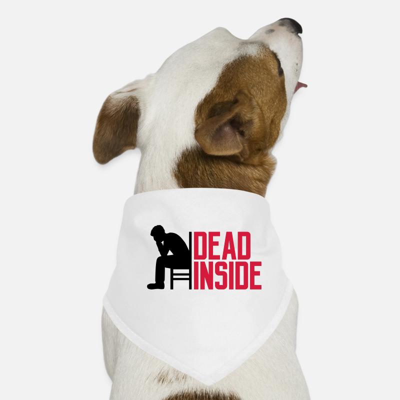 Dépression morte à l'intérieur Bandana pour chien