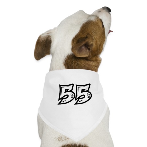55 läpinäkyvänä - Koiran bandana