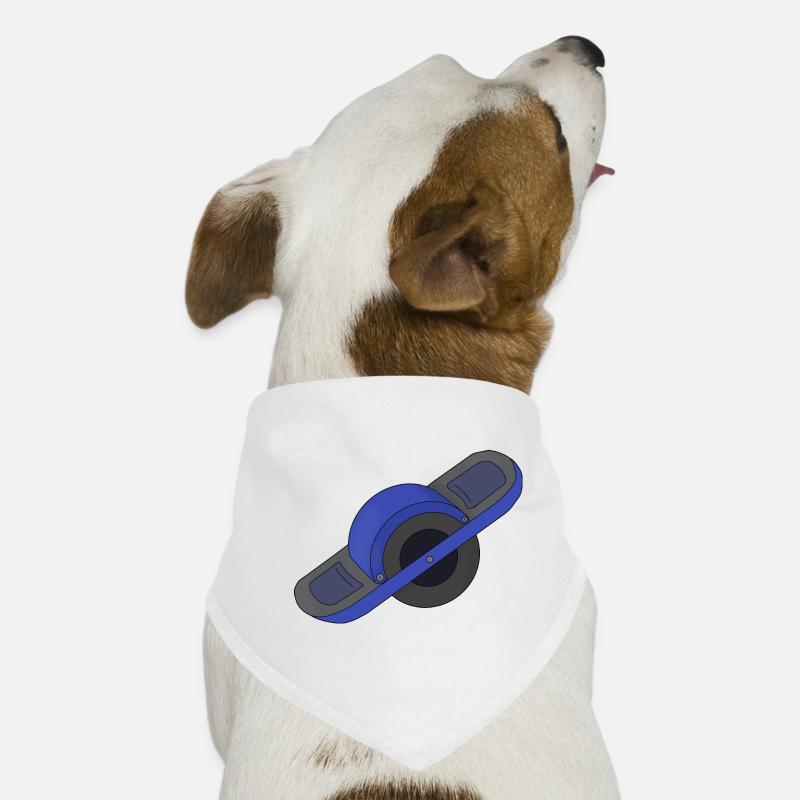 Une roue bleue Bandana pour chien