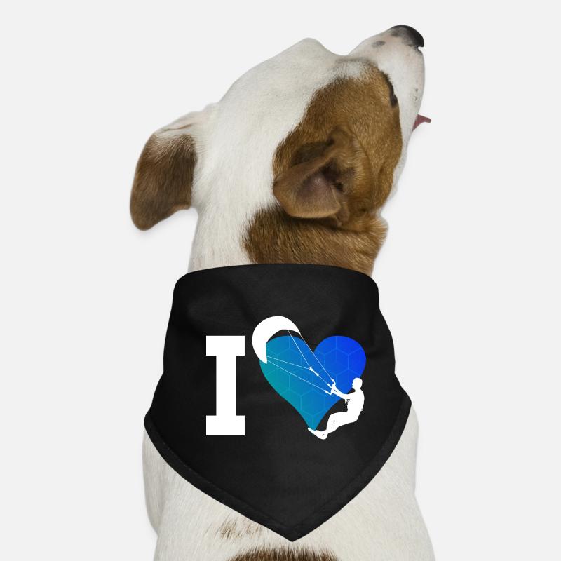 Kitesurfer Kite Kitesurf Kitesurf Femmes Bandana pour chien