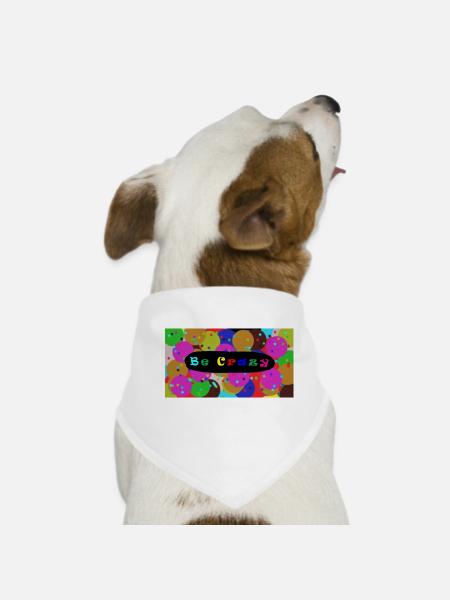 BeCrazy - Hunde-Bandana - Weiß