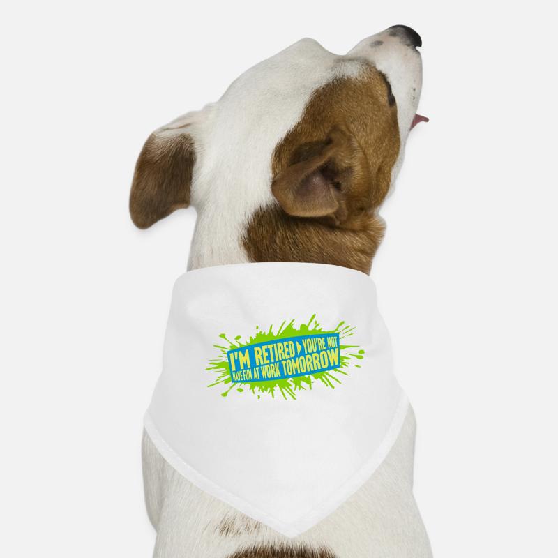 Amusez-vous au travail Bandana pour chien
