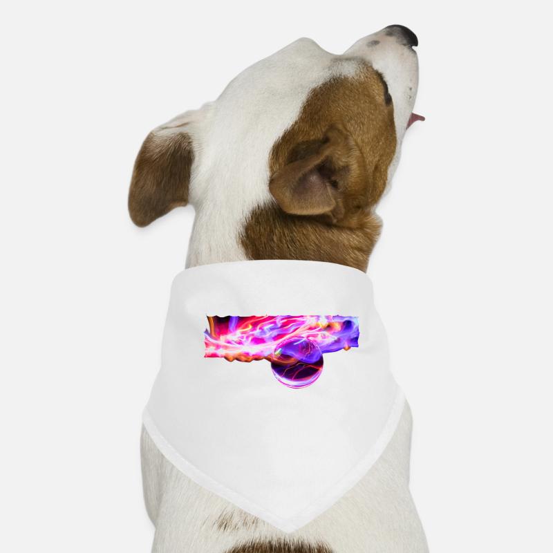 Boule de cristal dans le jeu de lumières Bandana pour chien