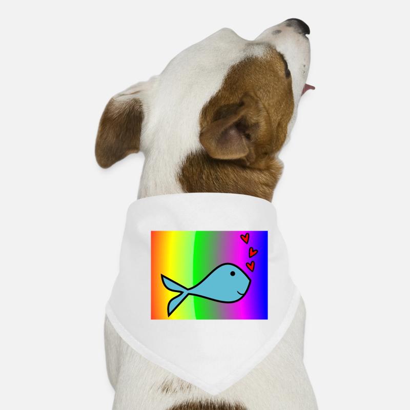 SARDINE. FISH. APRIL FOOL. EASTER. SEA Dog Bandana