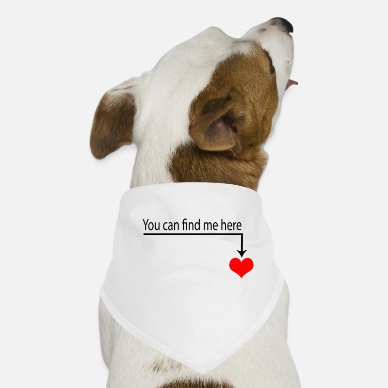 Red Heart Gift Idea Dog Bandana