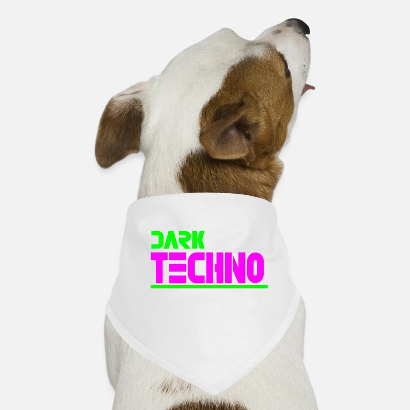 Techno sombre Bandana pour chien