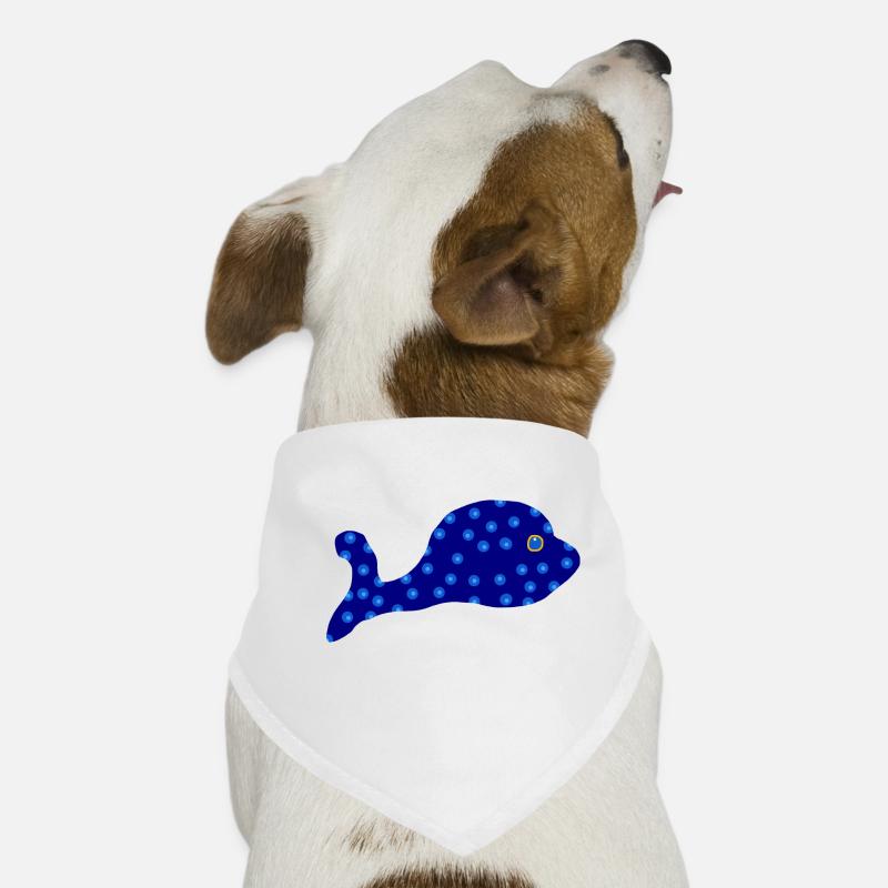 Cute fish Dog Bandana
