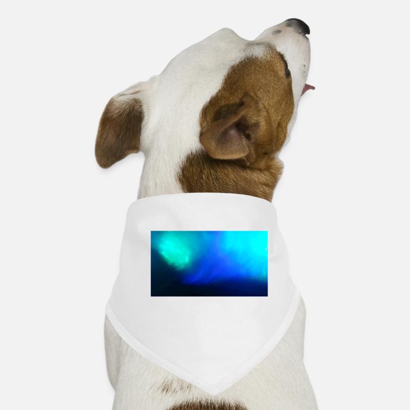 Neon Blue 43 Hunde-Bandana