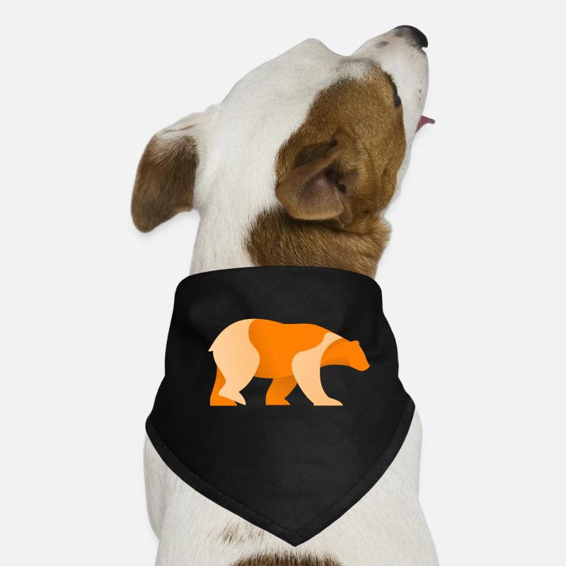 Logo de l’ours Bandana pour chien