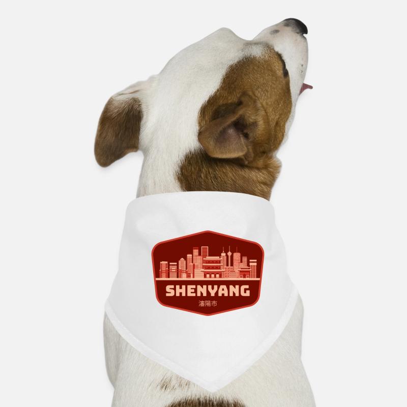 Shenyang Skyline Emblem Hunde-Bandana